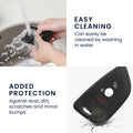 kwmobile Car Key Cover Compatible with BMW 3-Button Smart Key Car Key Cover