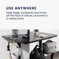 kwmobile Bag Holder for Table, Foldable Bag Hanger, Bag Hook, Table Hook Set