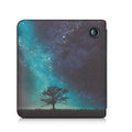 kwmobile Protective Case for Kobo Libra H2O - eReader Flip Case with Auto Sleep Function - Travel Lettering in Multicolour