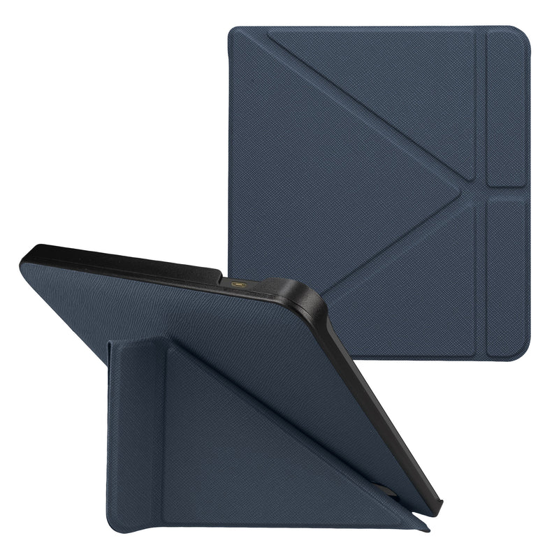 kwmobile Case for Kobo Libra H2O - eReader Flip Cover with Auto Sleep Function - Stand Case