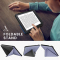 kwmobile Case for Kobo Libra H2O - eReader Flip Cover with Auto Sleep Function - Stand Case