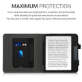 kwmobile Flip Case compatible with Kobo Libra H2O - Cover with Hand Strap