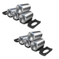 kwmobile Foldable Bottle Holder Fridge Cabinet - 31 x 9.5 x 1.0cm - Bottle Rack Stacking Aid Set