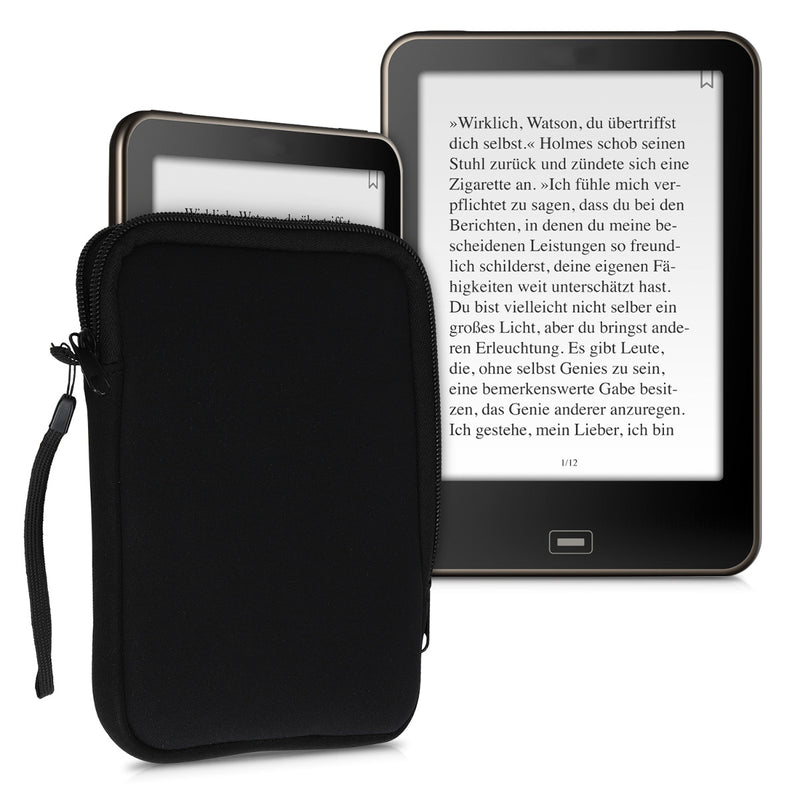 kwmobile Protective Bag for eReader Pouch Cover Case Protective Sleeve 17 x 12 x 2 cm Internal Dimensions