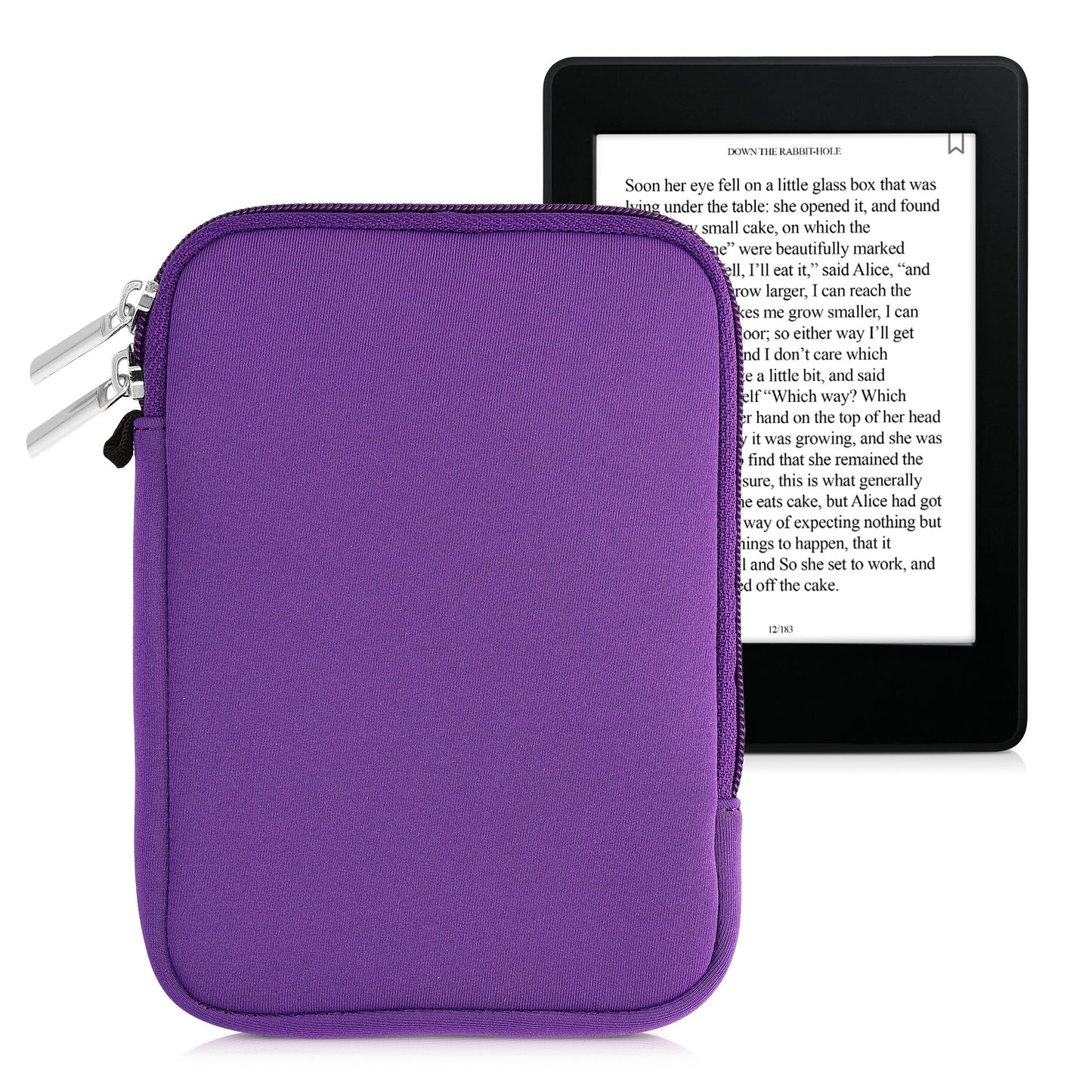 kwmobile Protective Bag for eReader Pouch Cover Case Protective Sleeve 17 x 12 x 2 cm Internal Dimensions