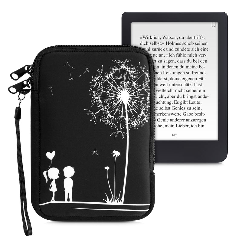 kwmobile Bag for eReader Protective Case Galaxy Tree Meadow 17 x 12 x 2 cm Inner Dimensions