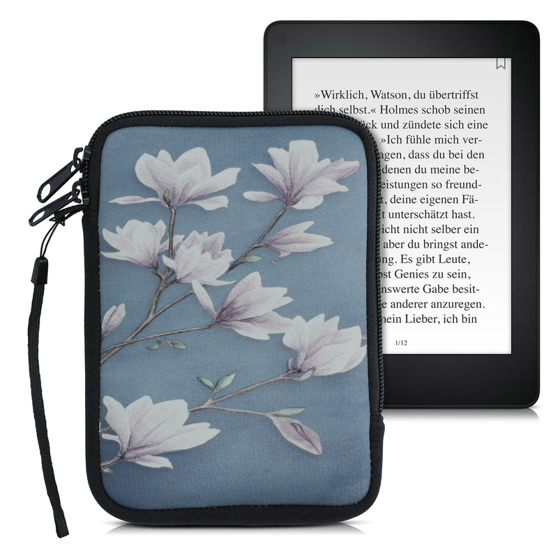 kwmobile Bag for eReader Protective Case Galaxy Tree Meadow 17 x 12 x 2 cm Inner Dimensions
