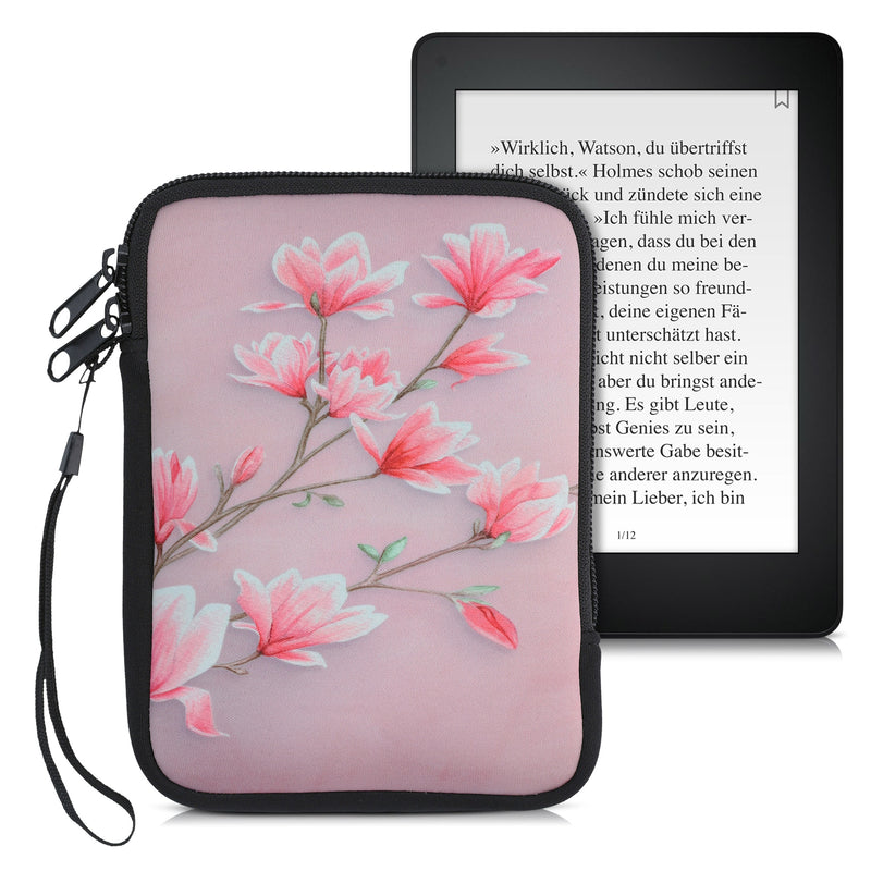 kwmobile Bag for eReader Protective Case Galaxy Tree Meadow 17 x 12 x 2 cm Inner Dimensions