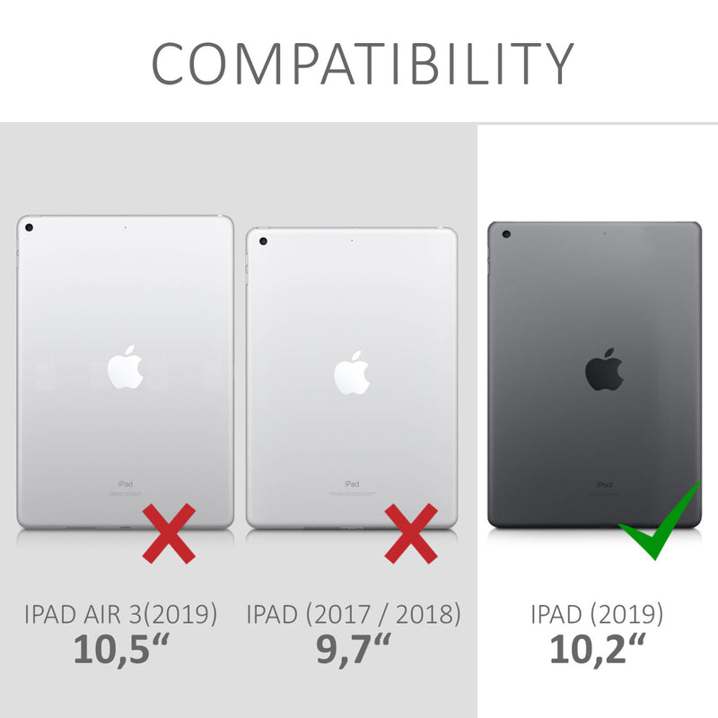 2x Film Compatible with Apple iPad 10.2 (2019/2020/2021 - 7th/8th/9th Gen)