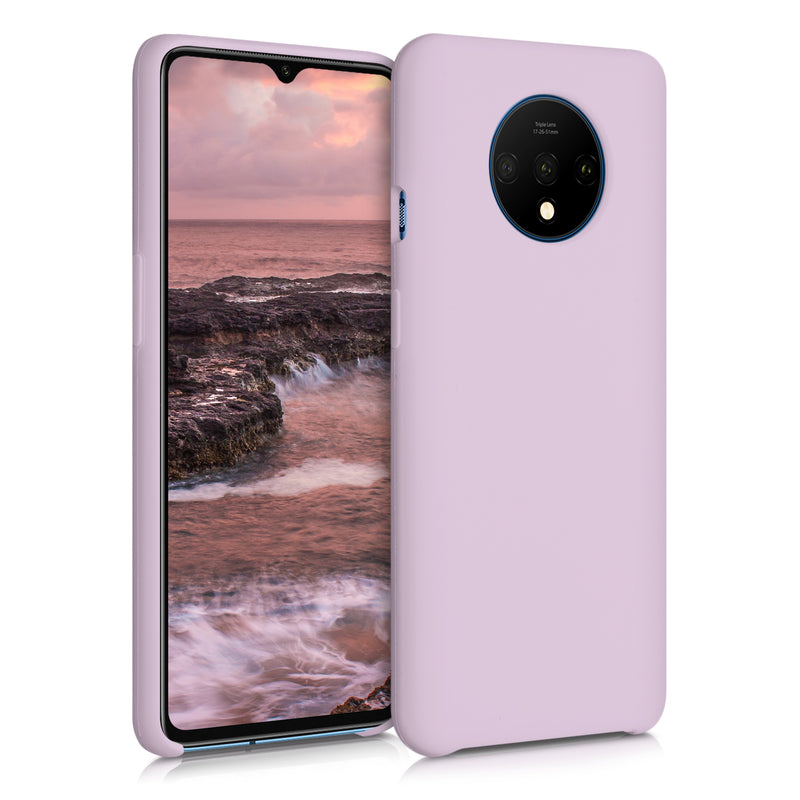 kwmobile Phone Case for OnePlus 7T - Silicone Case - Wireless Charging - Protective Cover