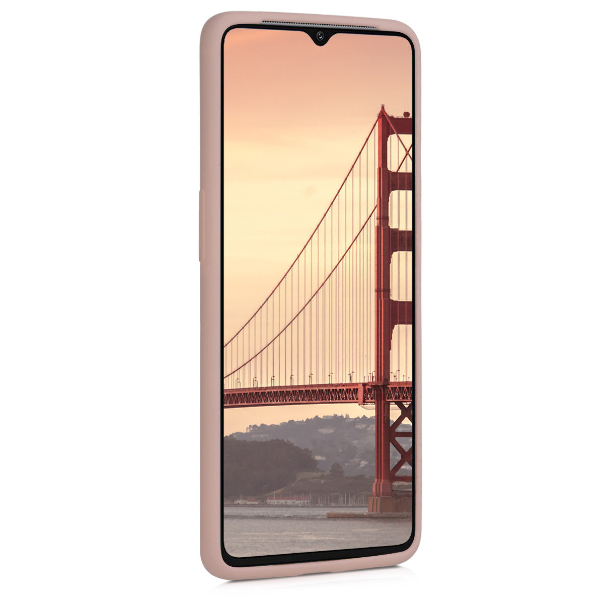 kwmobile Phone Case for OnePlus 7T - Silicone Case - Wireless Charging - Protective Cover
