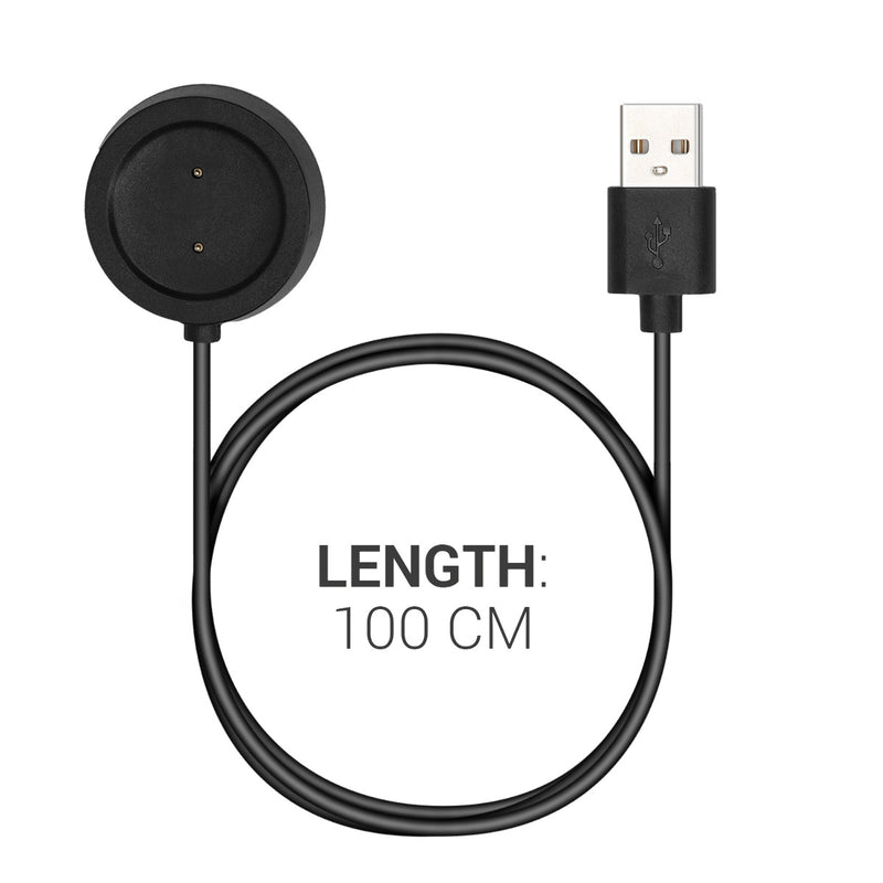 kwmobile Compatible for Huami Amazfit GTS / GTR USB Charging Cable Charger for Smart Watch Fitness Tracker Replacement Cable