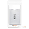 kwmobile Credit Card Sleeve with RFID Blocker - Credit Card EC Card Health Insurance Card Protector