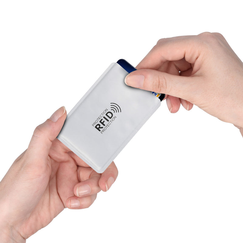 kwmobile Credit Card Sleeve with RFID Blocker - Credit Card EC Card Health Insurance Card Protector