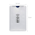kwmobile Credit Card Sleeve with RFID Blocker - Credit Card EC Card Health Insurance Card Protector
