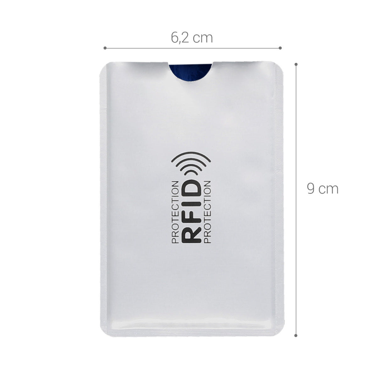 kwmobile Credit Card Sleeve with RFID Blocker - Credit Card EC Card Health Insurance Card Protector