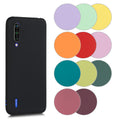 kwmobile Hülle kompatibel mit Xiaomi Mi 9 Lite Hülle - weiches TPU Silikon Case - Cover geeignet für kabelloses Laden - Schwarz matt Schwarz matt  