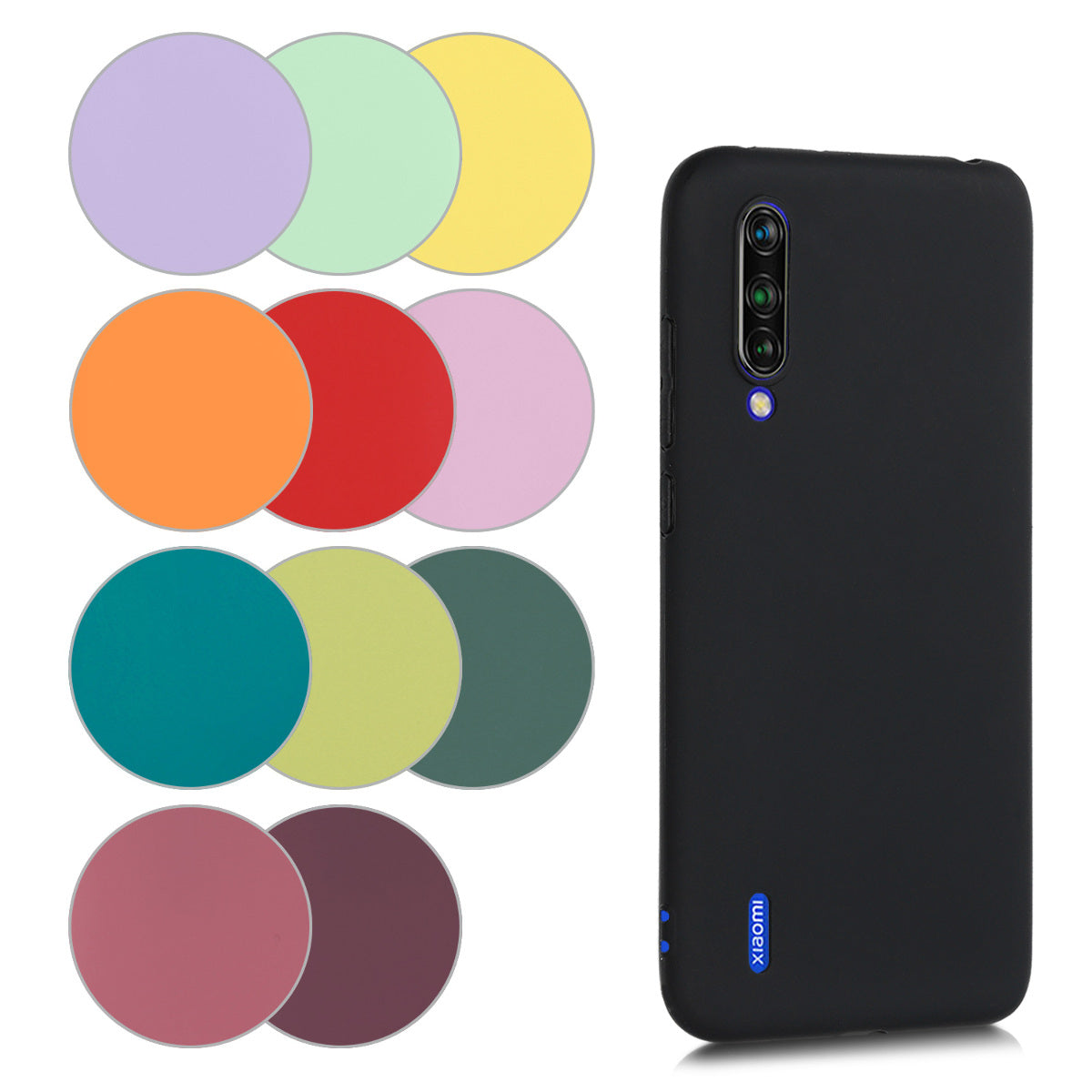 kwmobile Phone Case for Xiaomi Mi 9 Lite - Wireless Charging - Protective Cover