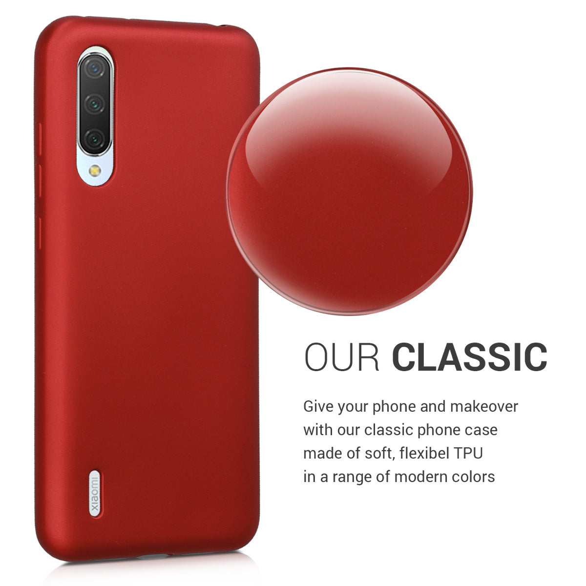 kwmobile Phone Case for Xiaomi Mi 9 Lite Case Silicone Case Protective Cover