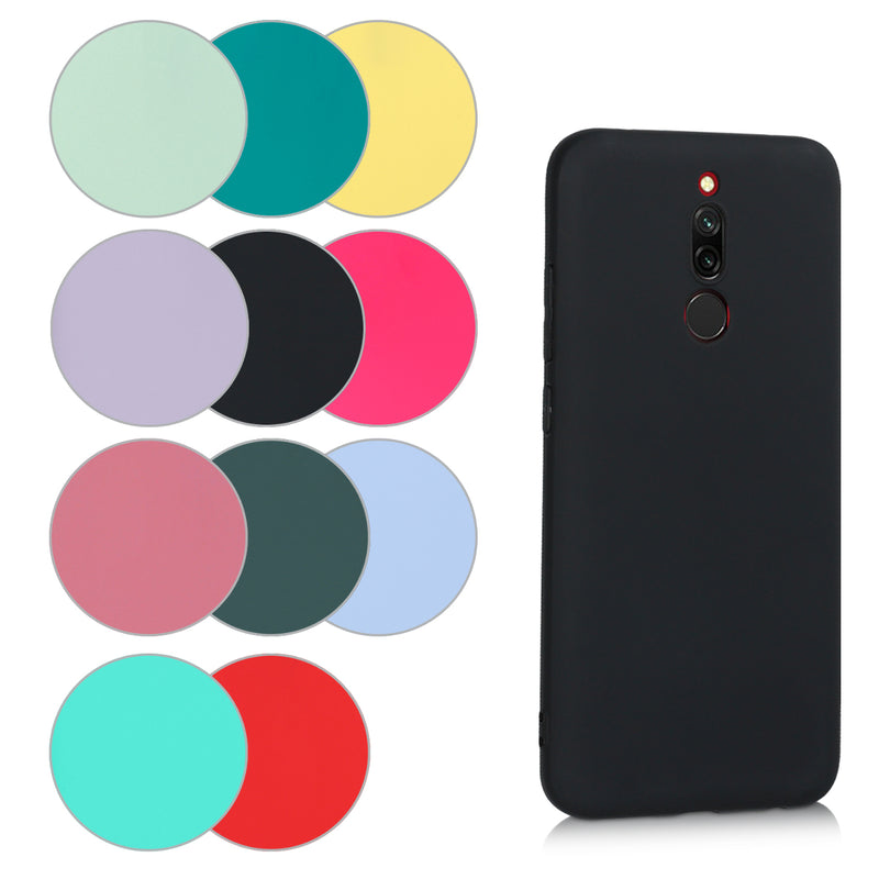 kwmobile Phone Case for Xiaomi Redmi 8 Cover - Soft Silicone Phone Case - Protective Cover
