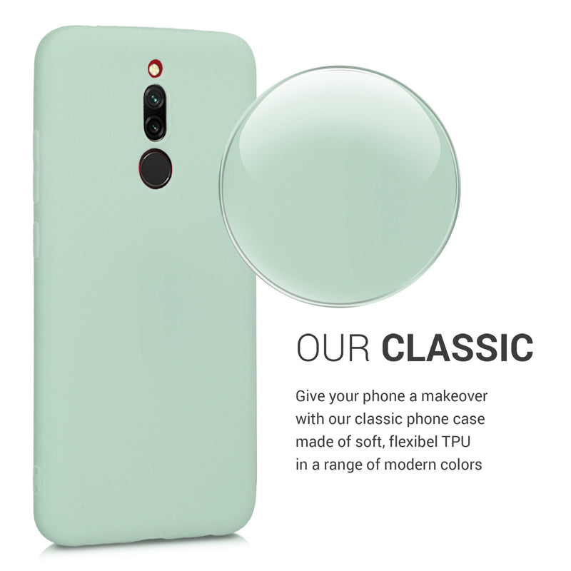 kwmobile Phone Case for Xiaomi Redmi 8 Cover - Soft Silicone Phone Case - Protective Cover