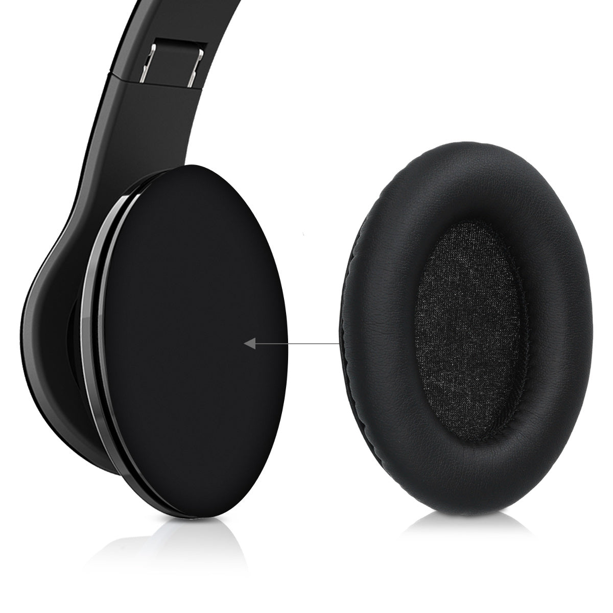 kwmobile Ear Pads for Mpow 059 / H5 / H1 / H7 / H20 Ear Cushions Replacement Parts Headphone Earpads Over Ear Headphones