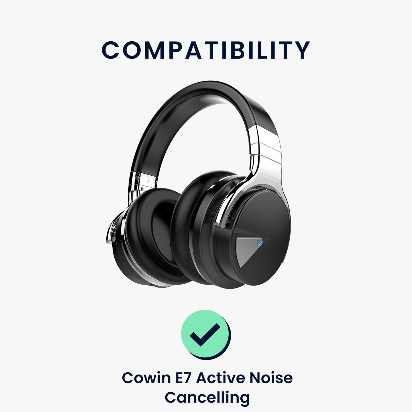 2x Earpads for Cowin E7 Active Noise Cancelling