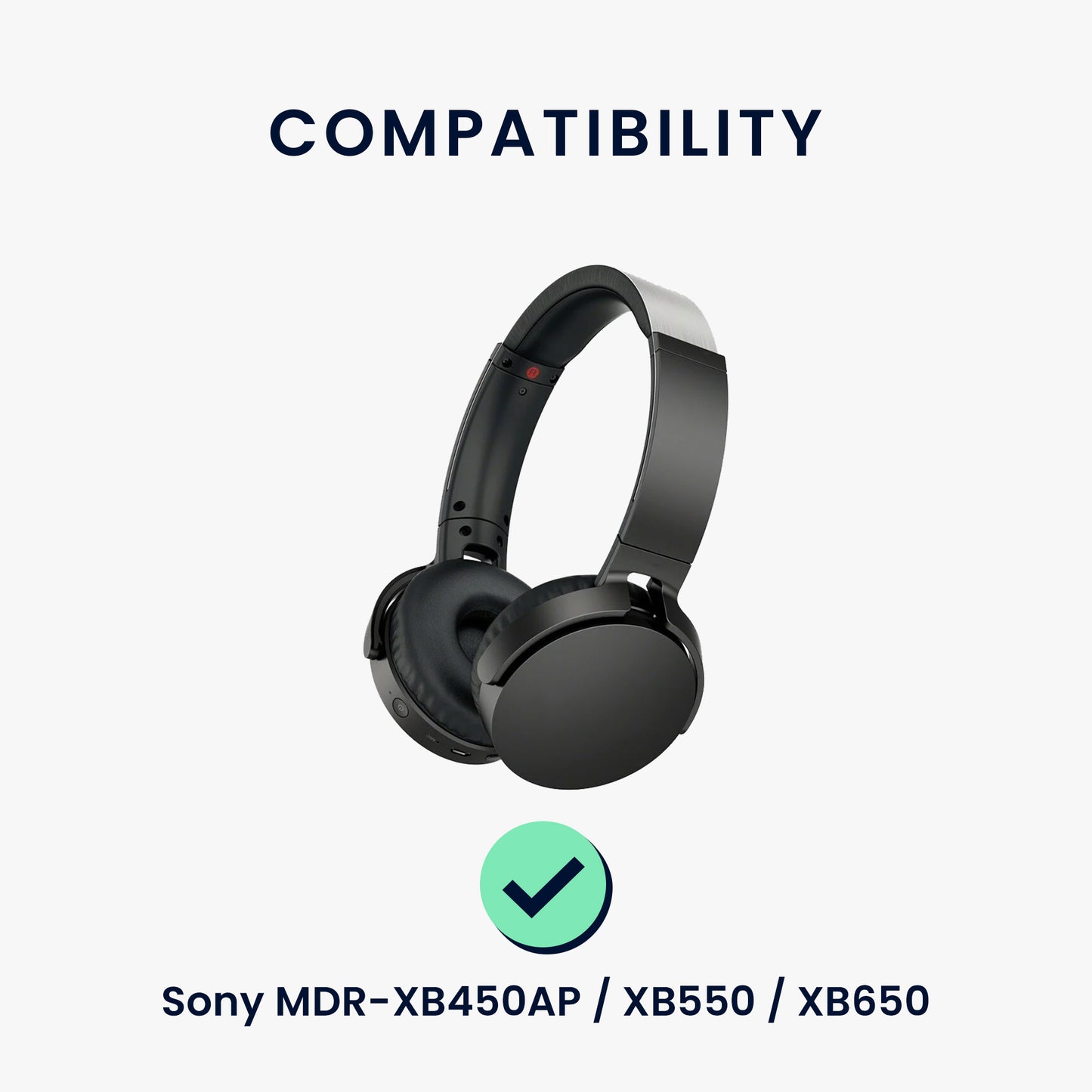 kwmobile Ear Pads for Sony Headphones Replacement Parts Over Ear Headphones