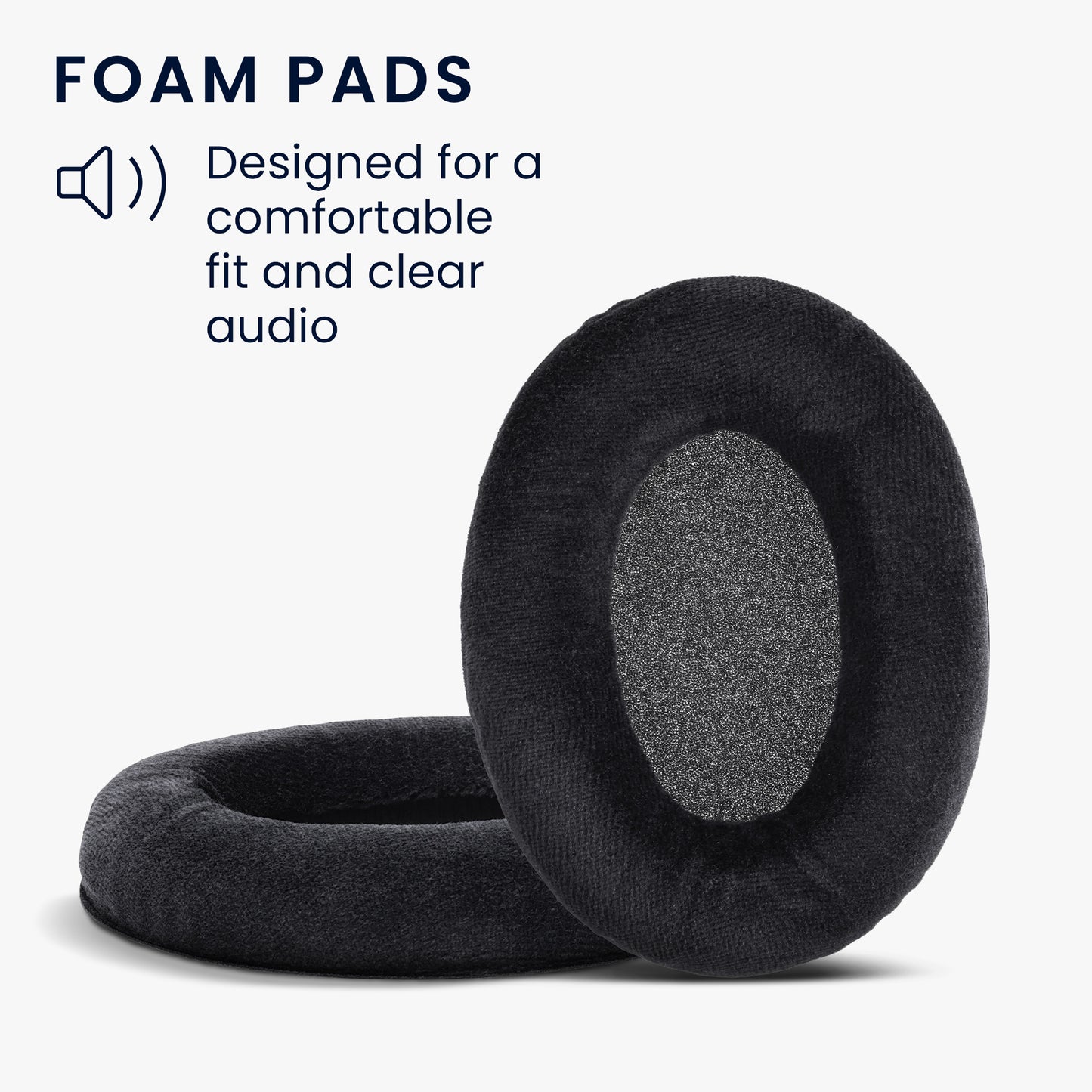 kwmobile Ear Pads for Sennheiser HD515 / HD555 / HD595 / HD518 Ear Cushion Replacement Headphone Spare Parts Headphone Replacement Pads Over Ear Headphones