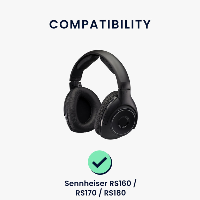 kwmobile Ear Pads for Sennheiser RS160 / RS170 / RS180 Earpads Replacement Parts Headphones Replacement Cushions Over Ear Headphones