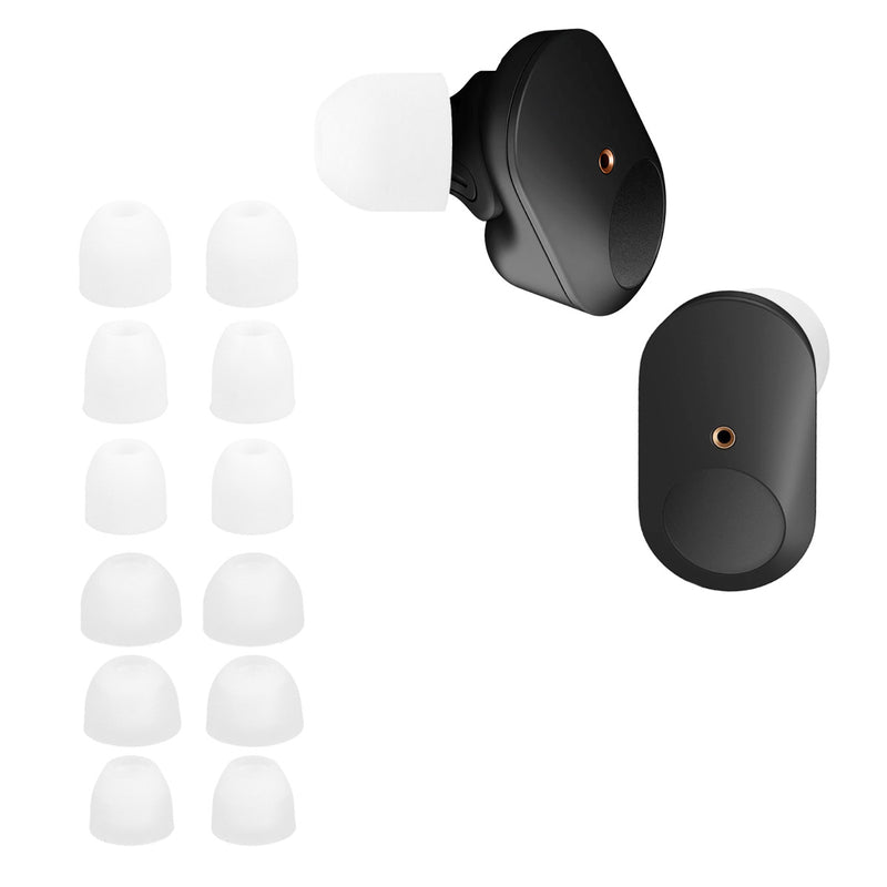 kwmobile Replacement Eartips compatible with Sony WF-1000XM3 / WF-1000XM4 / WF-1000XM5 - 4 Sizes - In-Ear Headphones Eartips - Cushions