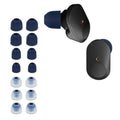 kwmobile Replacement Eartips compatible with Sony WF-1000XM3 / WF-1000XM4 / WF-1000XM5 - 4 Sizes - In-Ear Headphones Eartips - Cushions