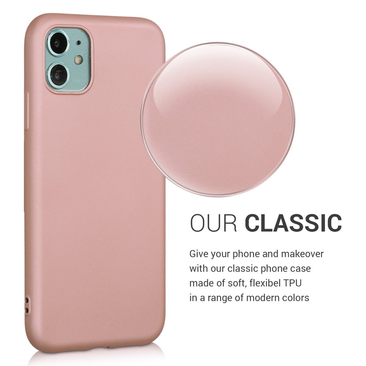kwmobile Phone Case for Apple iPhone 11 Case - Silicone Case - Protective Cover