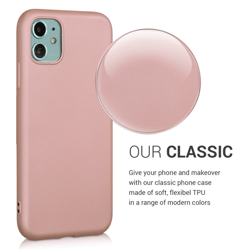 kwmobile Phone Case for Apple iPhone 11 Case - Silicone Case - Protective Cover