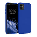 kwmobile Case Compatible with Apple iPhone 11 Case - Rubberized Silicone Phone Cover - Protective Case for Wireless Charging - Case