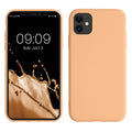 kwmobile Case Compatible with Apple iPhone 11 Case - Rubberized Silicone Phone Cover - Protective Case for Wireless Charging - Case