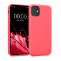 kwmobile Case Compatible with Apple iPhone 11 Case - Rubberized Silicone Phone Cover - Protective Case for Wireless Charging - Case