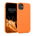 kwmobile Case Compatible with Apple iPhone 11 Case - Rubberized Silicone Phone Cover - Protective Case for Wireless Charging - Case