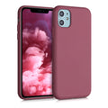 kwmobile Case Compatible with Apple iPhone 11 Case - Rubberized Silicone Phone Cover - Protective Case for Wireless Charging - Case