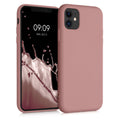 kwmobile Case Compatible with Apple iPhone 11 Case - Rubberized Silicone Phone Cover - Protective Case for Wireless Charging - Case