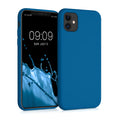 kwmobile Case Compatible with Apple iPhone 11 Case - Rubberized Silicone Phone Cover - Protective Case for Wireless Charging - Case