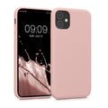 kwmobile Case Compatible with Apple iPhone 11 Case - Rubberized Silicone Phone Cover - Protective Case for Wireless Charging - Case