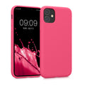 kwmobile Case Compatible with Apple iPhone 11 Case - Rubberized Silicone Phone Cover - Protective Case for Wireless Charging - Case