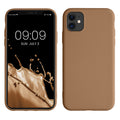 kwmobile Case Compatible with Apple iPhone 11 Case - Rubberized Silicone Phone Cover - Protective Case for Wireless Charging - Case