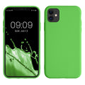 kwmobile Case Compatible with Apple iPhone 11 Case - Rubberized Silicone Phone Cover - Protective Case for Wireless Charging - Case