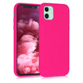 kwmobile Case Compatible with Apple iPhone 11 Case - Rubberized Silicone Phone Cover - Protective Case for Wireless Charging - Case
