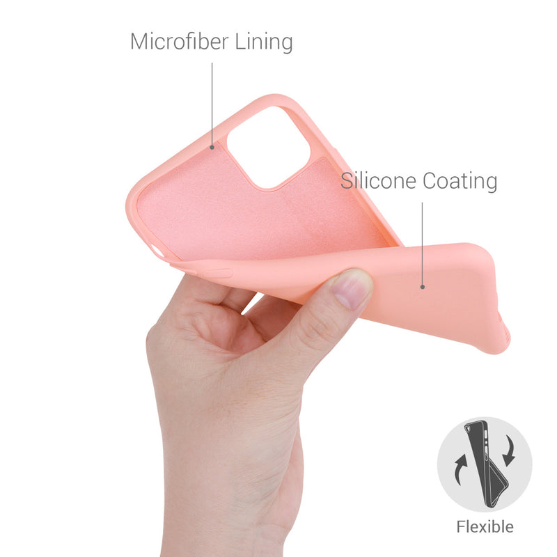 kwmobile Case Compatible with Apple iPhone 11 Case - Rubberized Silicone Phone Cover - Protective Case for Wireless Charging - Case