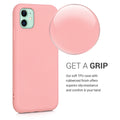 kwmobile Case Compatible with Apple iPhone 11 Case - Rubberized Silicone Phone Cover - Protective Case for Wireless Charging - Case