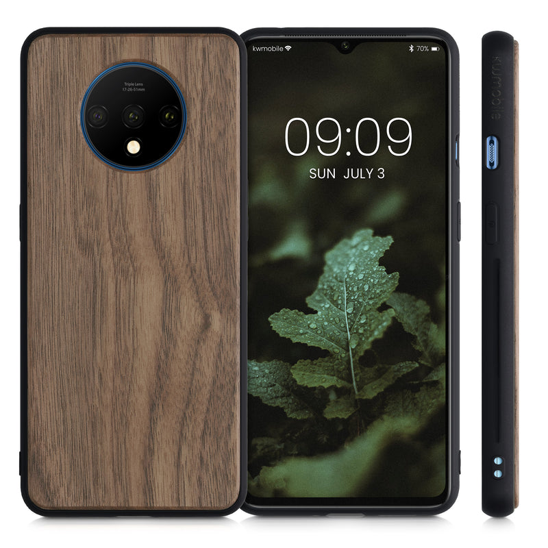 kwmobile Case Compatible with OnePlus 7T - Shockproof Phone Cover - TPU Phone Case
