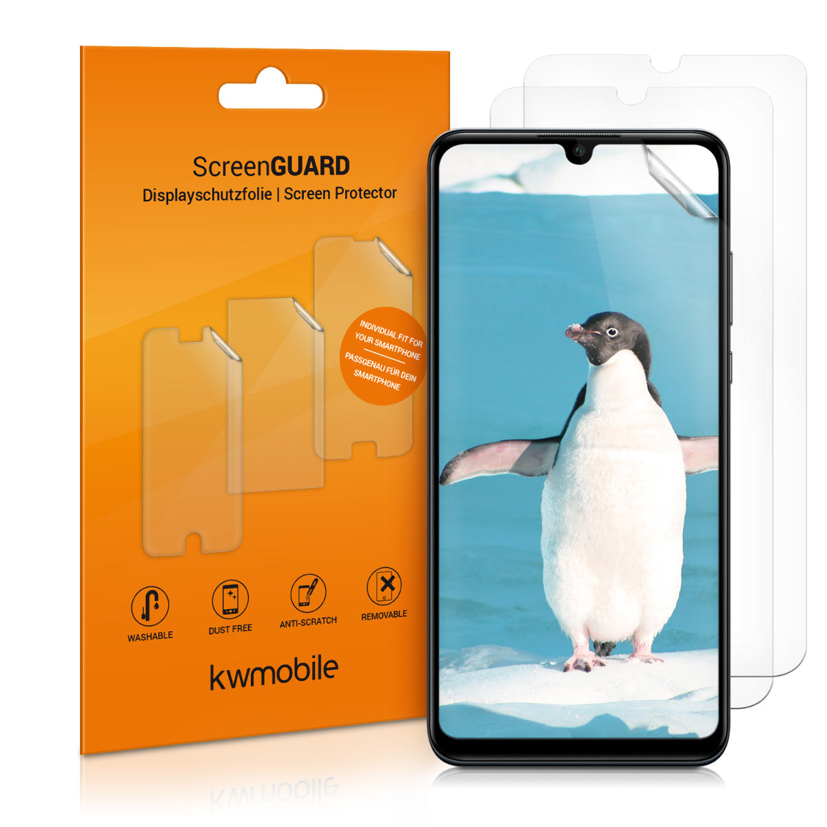 3x Crystal Clear Screen Protector for Huawei P30 Lite